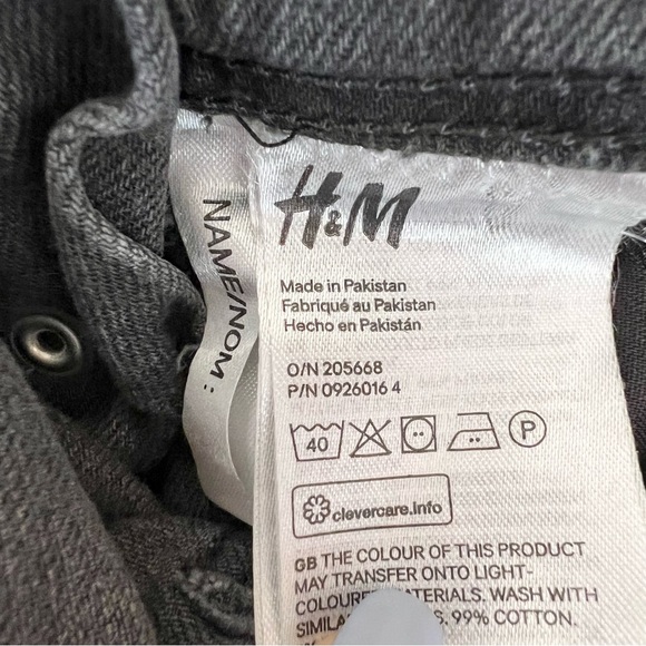 H&M little girl denim jumpsuit - Picture 3 of 4